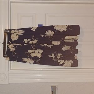 Polyester swing skirt